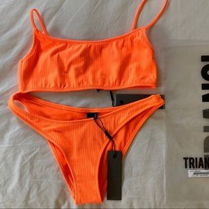 Nikita coral rib triangl bikini